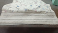 Customized White Printed Lawn Daman Design - Chikankari & Lace Work - Bareeze Style - Hashtag Happiness