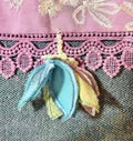 Handmade Embroidered Fabric Petal Flower Tussle - For Dupatta & Daman - Multi Color - Hashtag Happiness Special - Hashtag Happiness